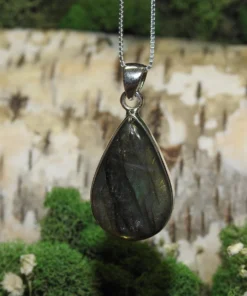 Labradorite .925 Silver Pendant