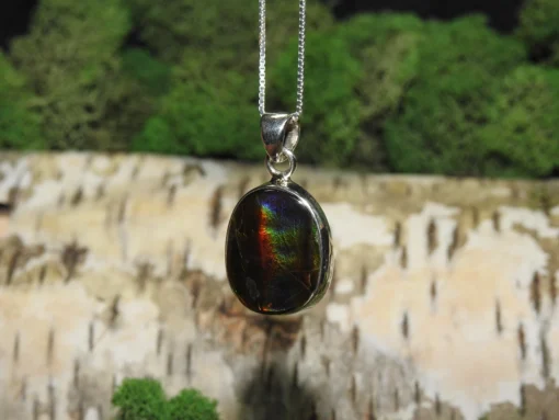 Ammolite .925 Silver Pendant - Image 2