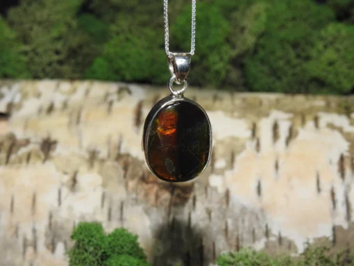 Ammolite .925 Silver Pendant - Image 3