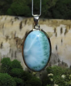 Larimar .925 Silver Pendant