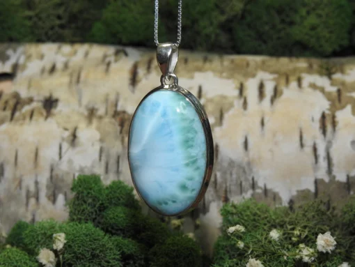 Larimar .925 Silver Pendant - Image 2