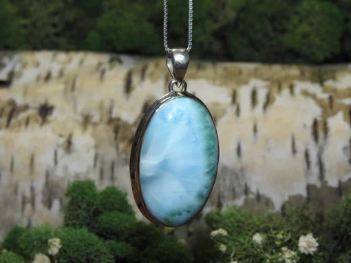 Larimar .925 Silver Pendant - Image 3