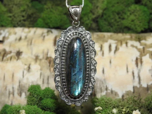 Labradorite .925 Silver Pendant