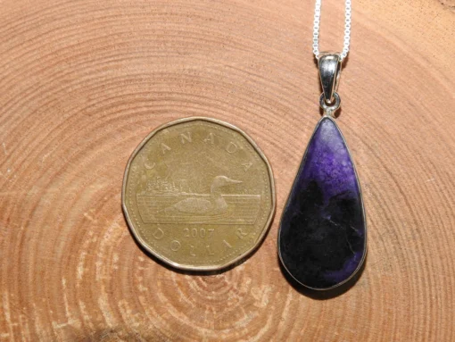 Sugilite .925 Silver Pendant - Image 4