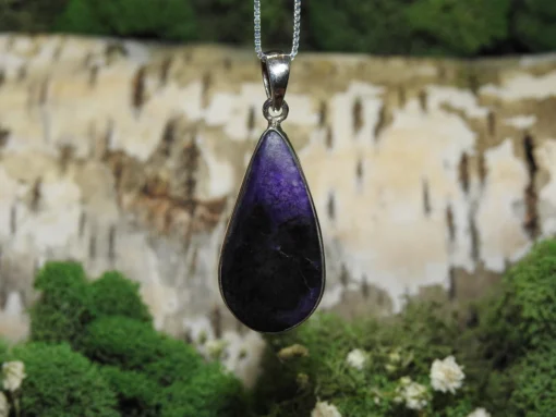 Sugilite .925 Silver Pendant