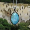Larimar .925 Silver Pendant