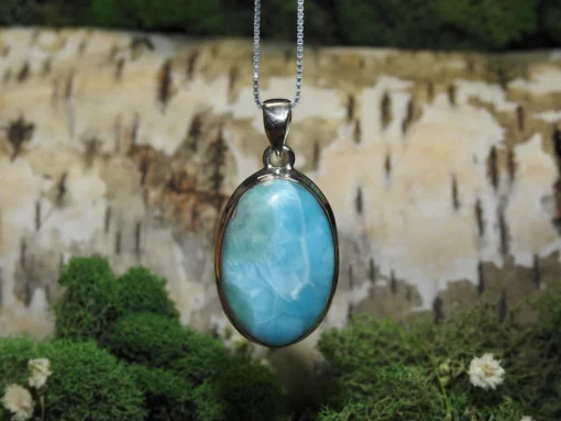 Larimar .925 Silver Pendant