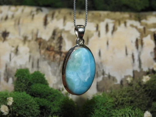 Larimar .925 Silver Pendant - Image 3