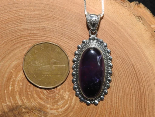Amethyst .925 Silver Pendant - Image 4