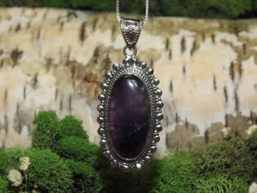 Amethyst .925 Silver Pendant