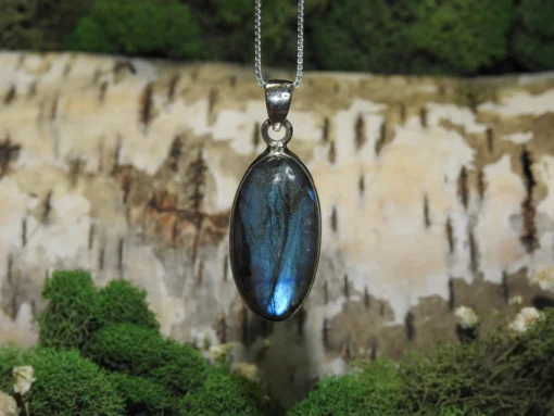 Labradorite .925 Silver Pendant
