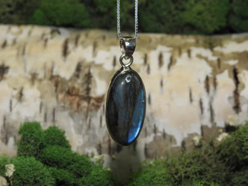 Labradorite .925 Silver Pendant - Image 3