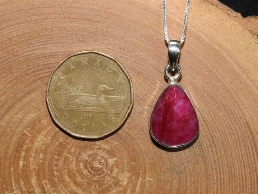 Ruby .925 Silver Pendant - Image 4