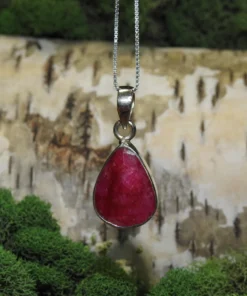 Ruby .925 Silver Pendant