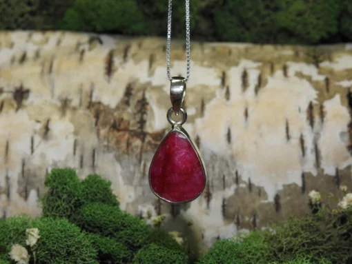 Ruby .925 Silver Pendant