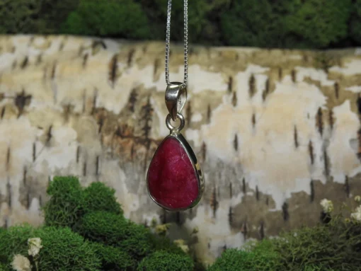 Ruby .925 Silver Pendant - Image 3