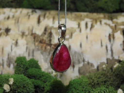 Ruby .925 Silver Pendant - Image 2