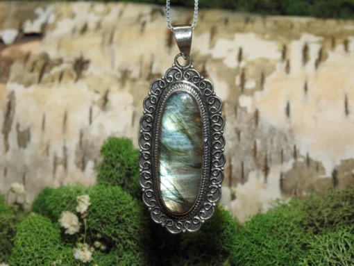 Labradorite .925 Silver Pendant