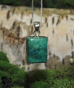 Chrysocolla .925 Silver Pendant