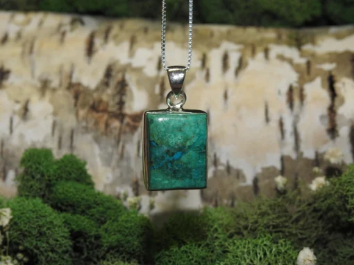Chrysocolla .925 Silver Pendant