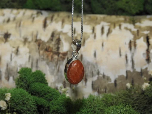 Sunstone .925 Silver Pendant - Image 4