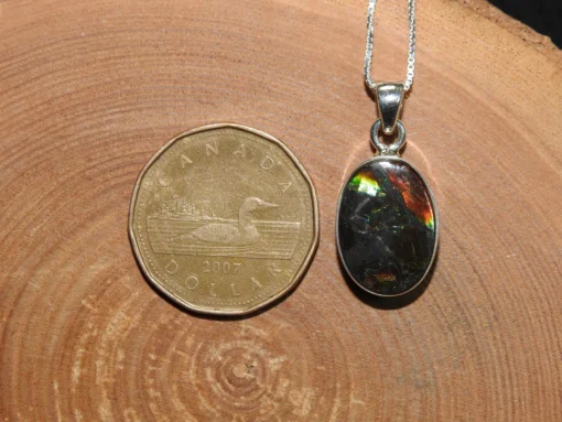 Ammolite .925 Silver Pendant - Image 2