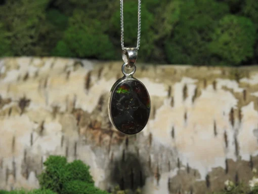 Ammolite .925 Silver Pendant - Image 4
