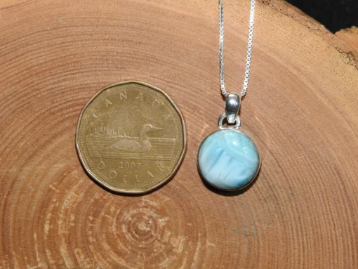 Larimar .925 Silver Pendant - Image 2