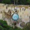 Larimar .925 Silver Pendant