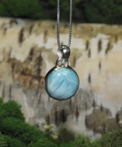 Larimar .925 Silver Pendant