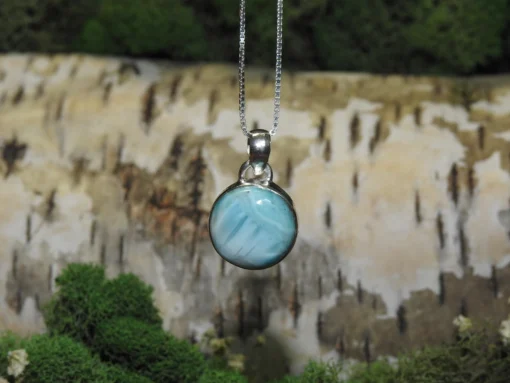 Larimar .925 Silver Pendant - Image 4