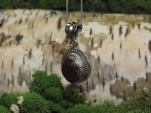 Pink Tourmaline .925 Silver Pendant - Image 4
