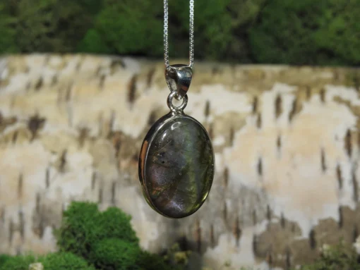 Labradorite .925 Silver Pendant - Image 3