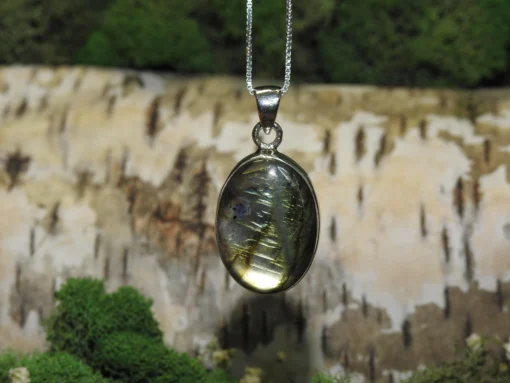 Labradorite .925 Silver Pendant