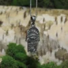 Sterling Silver Hamsa Hand Pendant