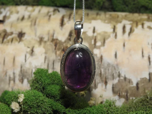 Amethyst .925 Silver Pendant