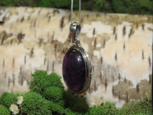 Amethyst .925 Silver Pendant - Image 3