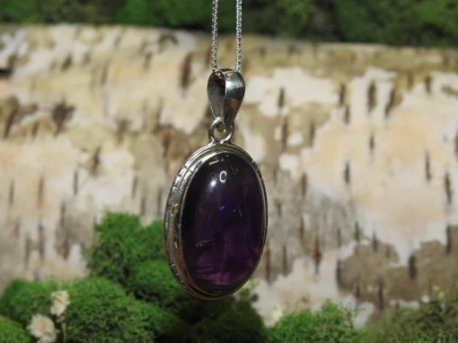 Amethyst .925 Silver Pendant - Image 4