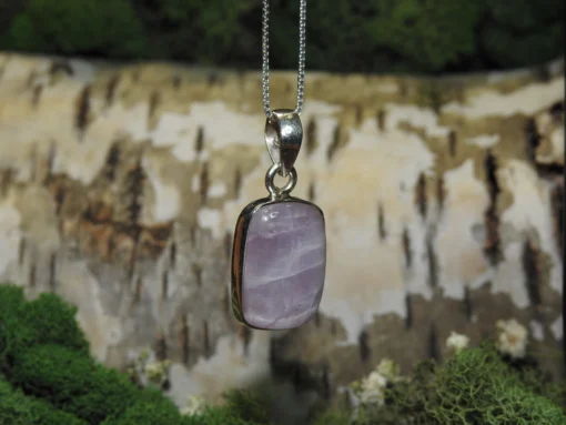 Pink Kunzite .925 Silver Pendant - Image 2