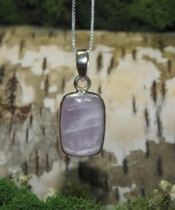 Pink Kunzite .925 Silver Pendant