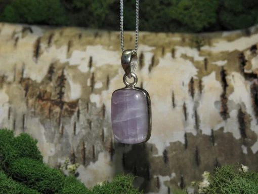 Pink Kunzite .925 Silver Pendant - Image 3