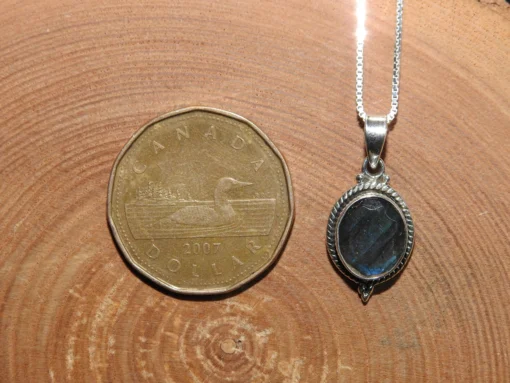 Labradorite .925 Silver Pendant - Image 2