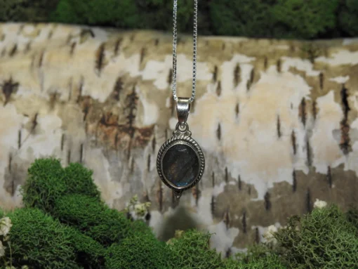 Labradorite .925 Silver Pendant